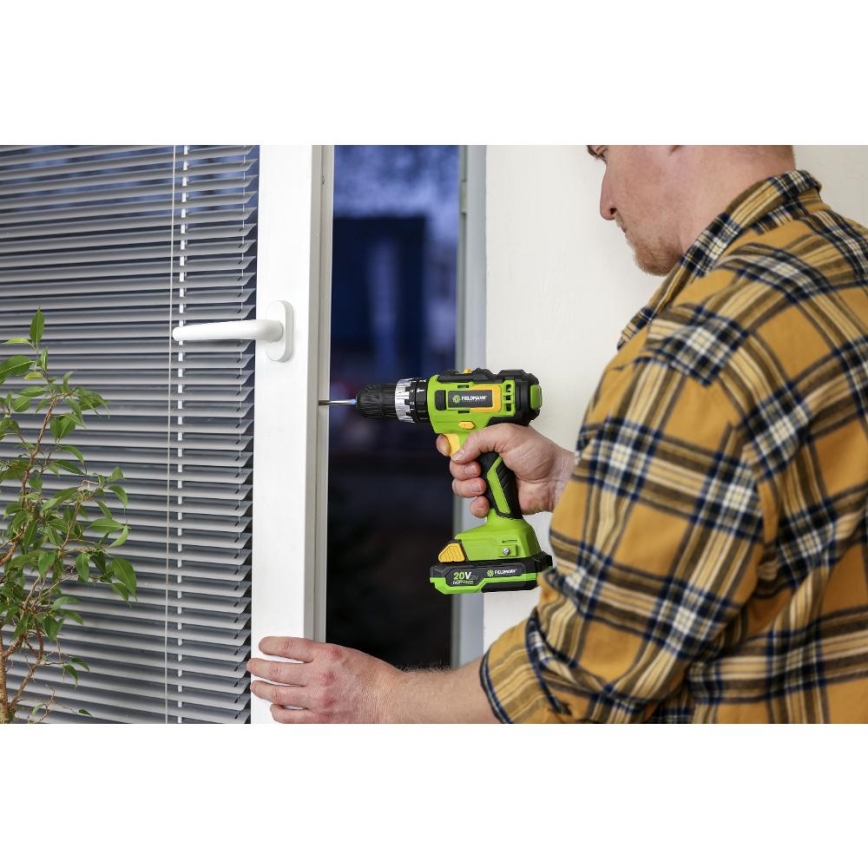 Fieldmann - Cordless hammer drill 20V