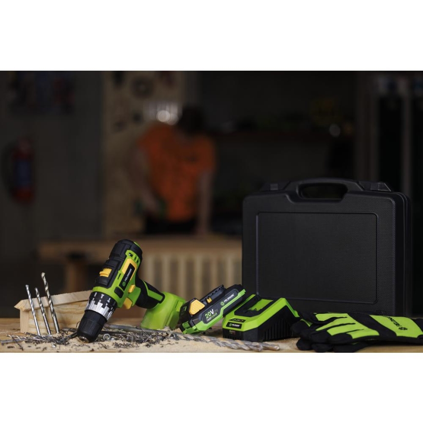 Fieldmann - Cordless hammer drill 20V