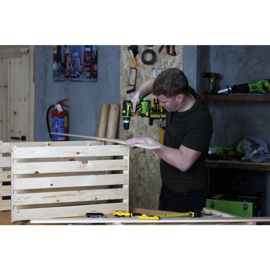Fieldmann - Cordless hammer drill 20V