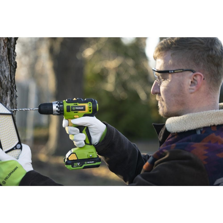 Fieldmann - Cordless hammer drill 20V