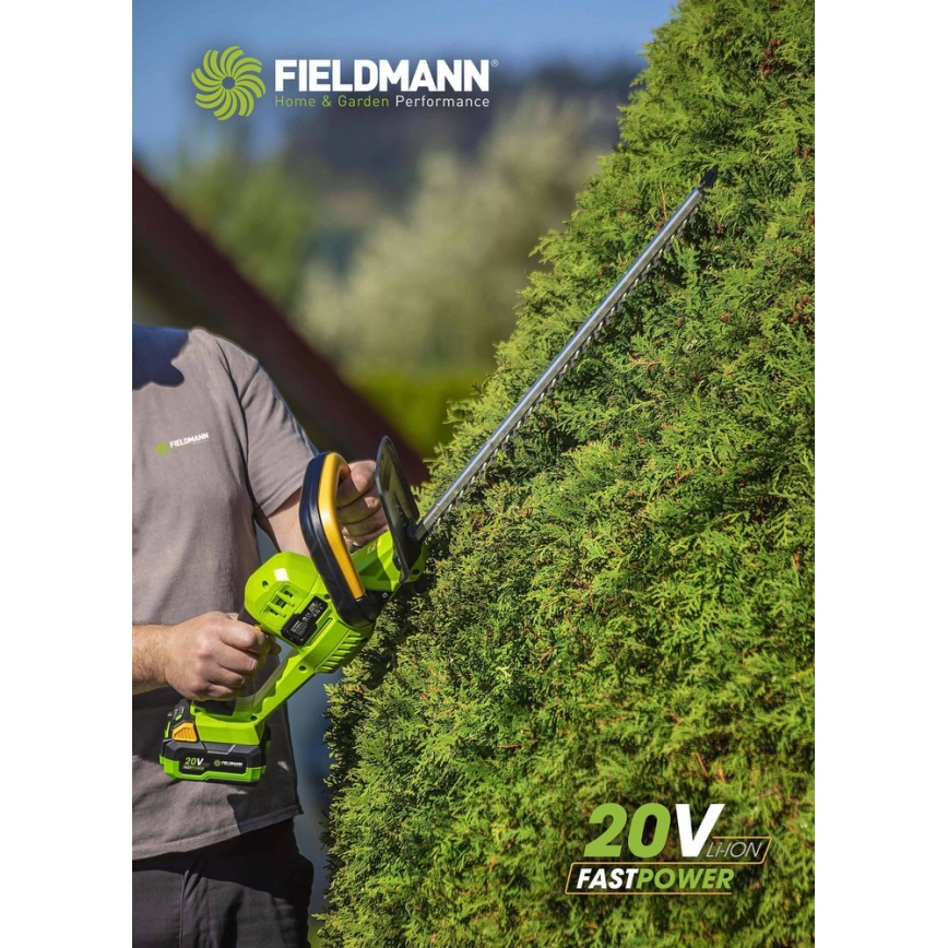 Fieldmann - Cordless hedge trimmer 20V