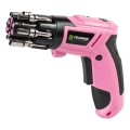 Fieldmann - Cordless Screwdriver 3.6V 1300 mAh Pink