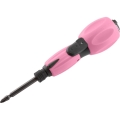 Fieldmann - Cordless screwdriver 3,6V 800 mAh pink