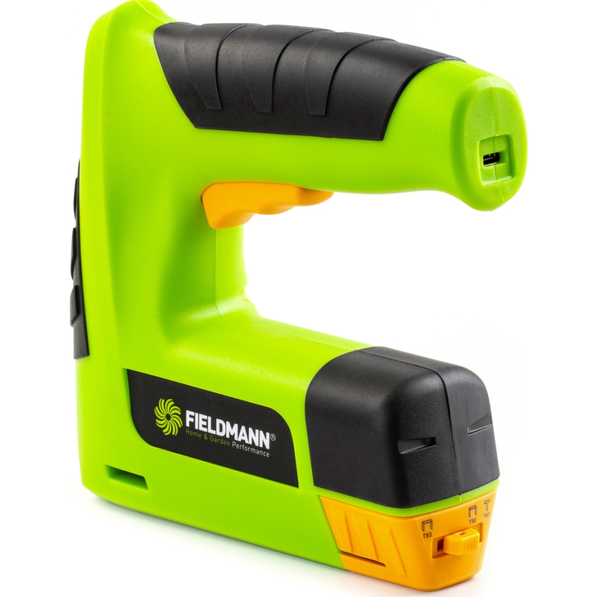 Fieldmann - Cordless staple gun 1500 mAh 4V