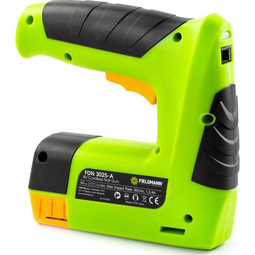 Fieldmann - Cordless staple gun 1500 mAh 4V