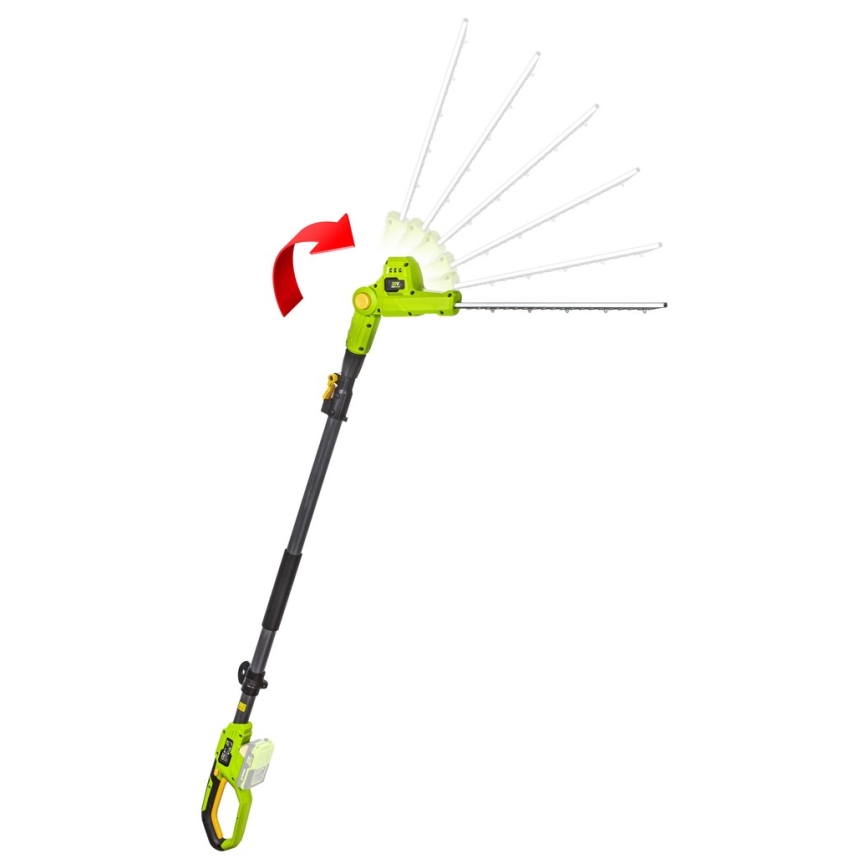 Fieldmann - Cordless telescopic hedge shears 20V