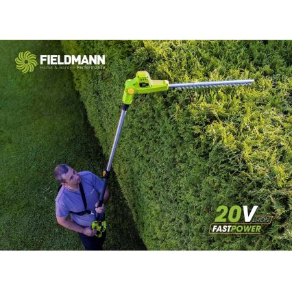Fieldmann - Cordless telescopic hedge shears 20V