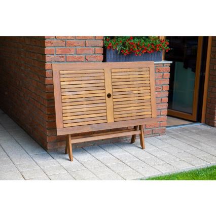 Fieldmann - Foldable garden table 120x70 cm acacia