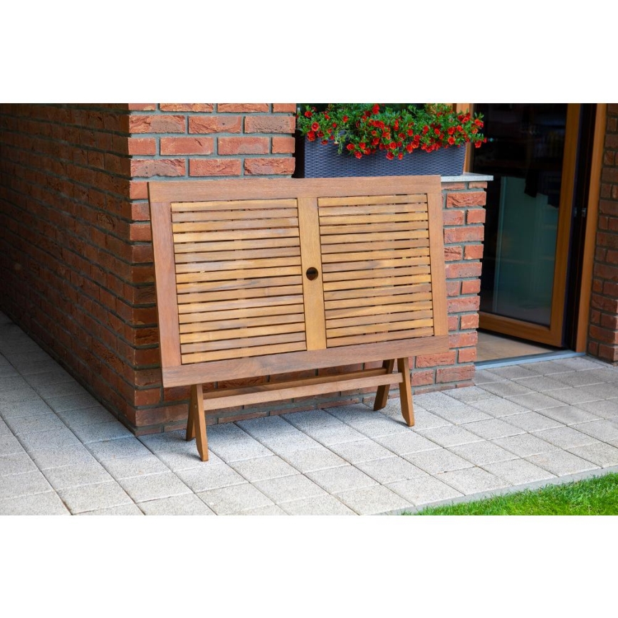 Fieldmann - Foldable garden table 120x70 cm acacia