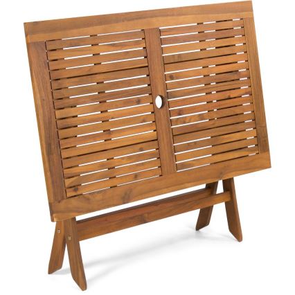 Fieldmann - Foldable garden table 120x70 cm acacia