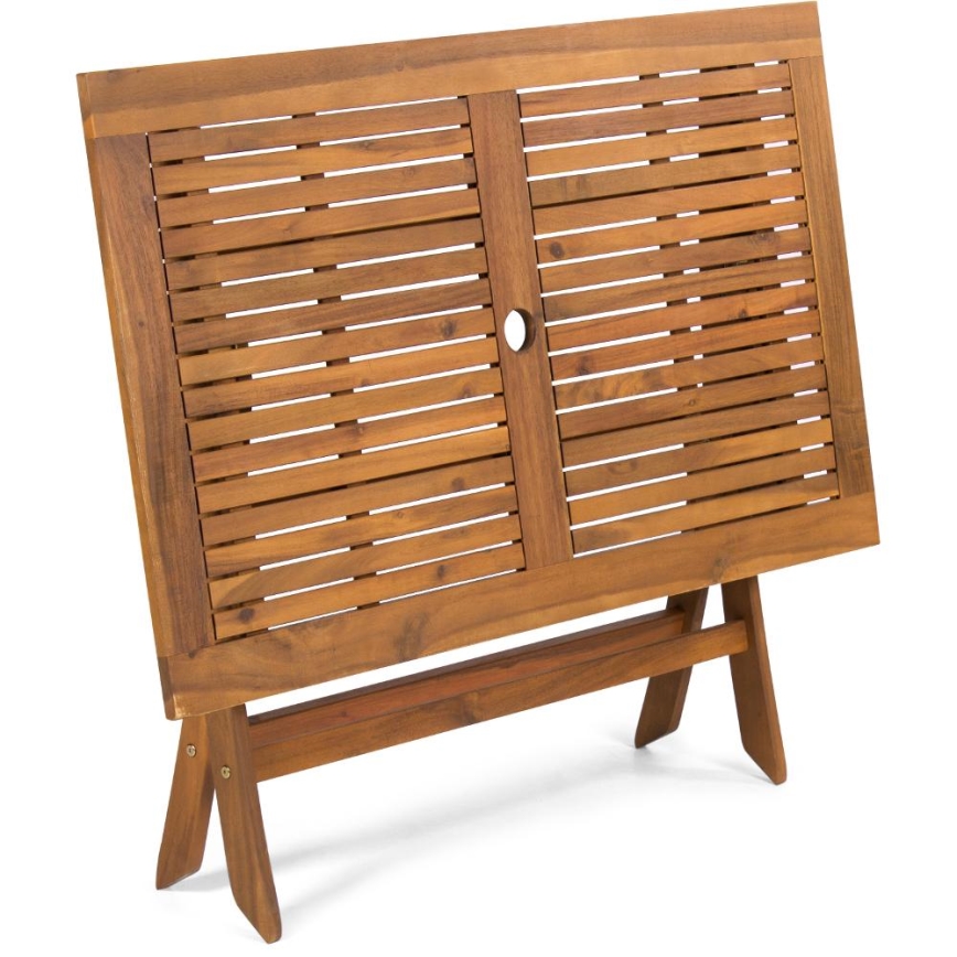 Fieldmann - Foldable garden table 120x70 cm acacia