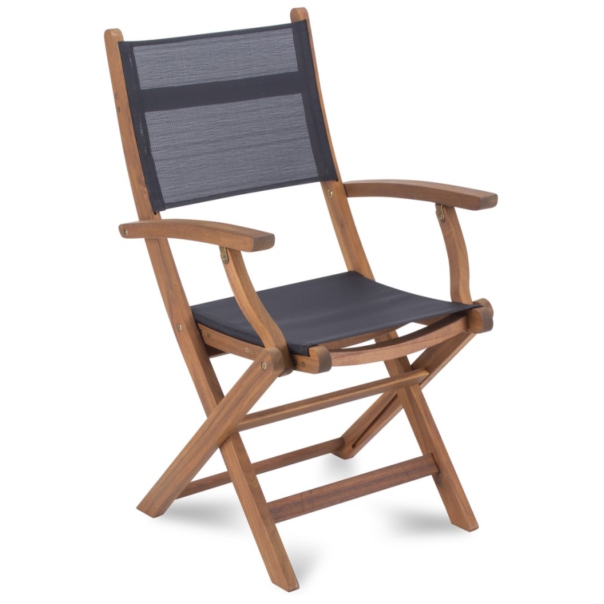 Fieldmann - Folding garden chair acacia