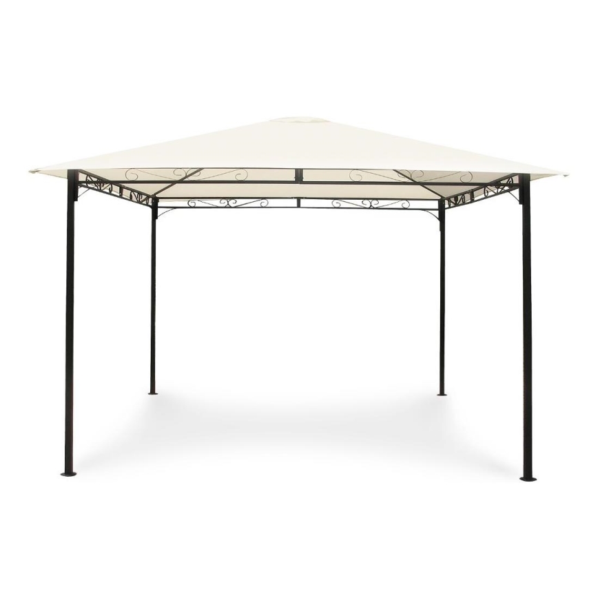 Fieldmann - Garden gazebo 3x3 m creamy