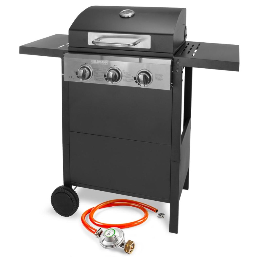 Fieldmann - Gas grill 3x burner black