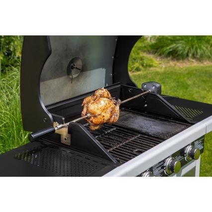 Fieldmann - Gas grill 3x burner matte chrome