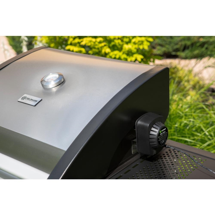 Fieldmann - Gas grill 3x burner matte chrome