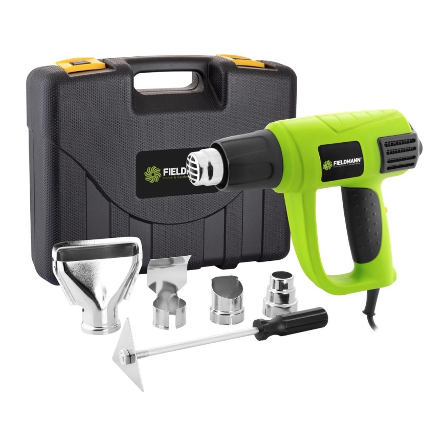 Fieldmann - Heat gun with accessories 2000W/230V