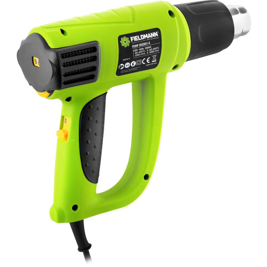 Fieldmann - Heat gun with accessories 2000W/230V