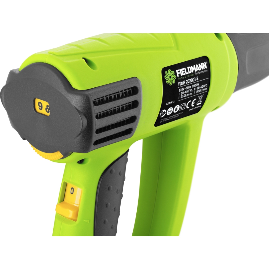 Fieldmann - Heat gun with accessories 2000W/230V