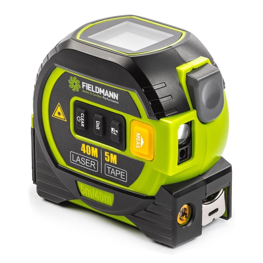 Fieldmann - Laser distance meter with LED display and roulette meter 2xAA