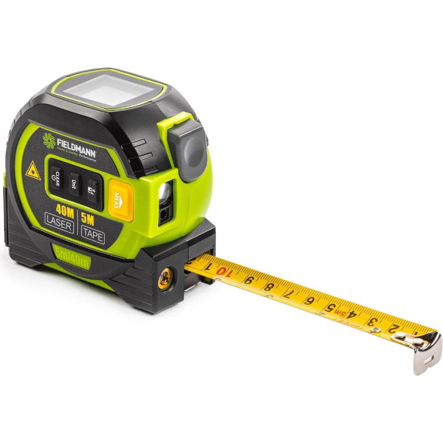 Fieldmann - Laser distance meter with LED display and roulette meter 2xAA