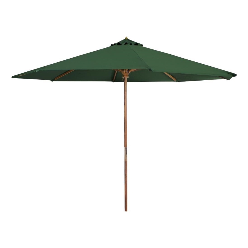 Fieldmann - Parasol d. 3 m green/acacia