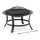 Fieldmann - Portable campfire ring with a grate d. 74 cm