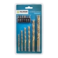 Fieldmann - Set of drill bits for iron + bits 12 pcs