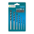 Fieldmann - Set of drills for masonry + bits 12 pcs chrome