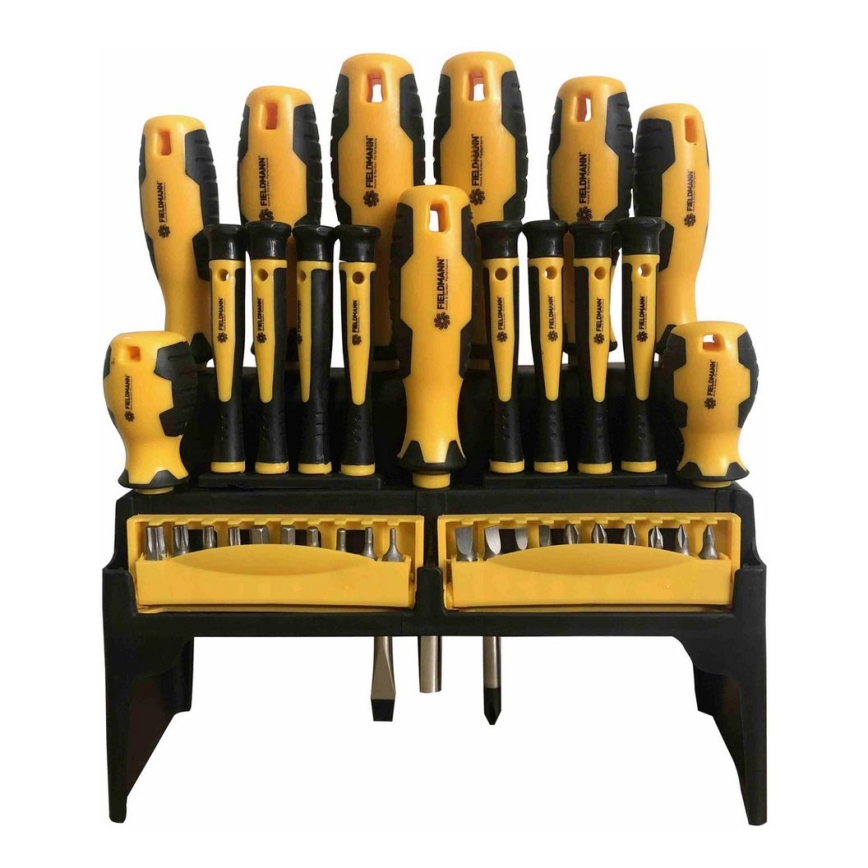 Fieldmann - Set of screwdrivers + bits 37 pcs