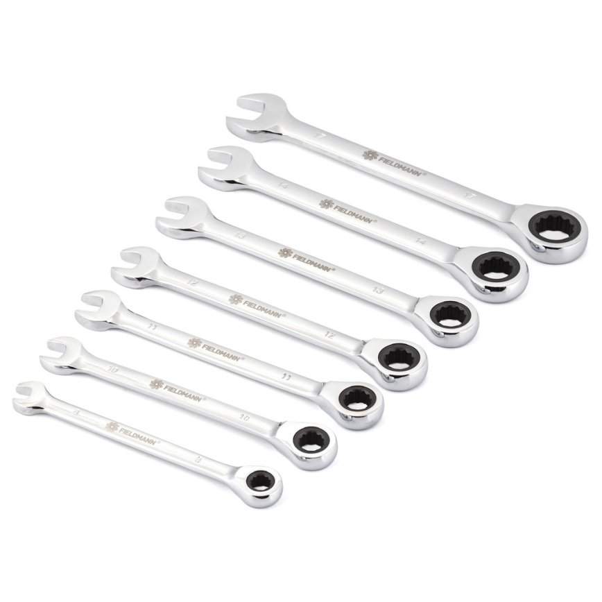 Fieldmann - Set of wrenches with a ratchet 7 pcs