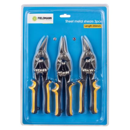 Fieldmann - Shears for metal 3 pcs