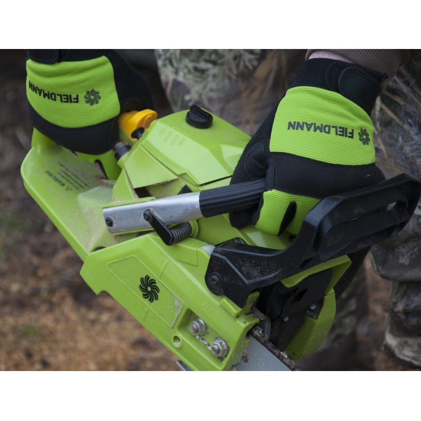 Fieldmann - work gloves XL black/green