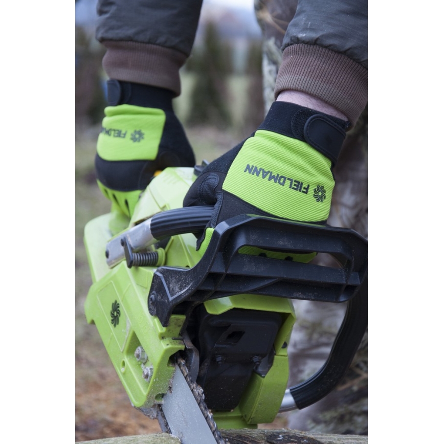 Fieldmann - work gloves XL black/green