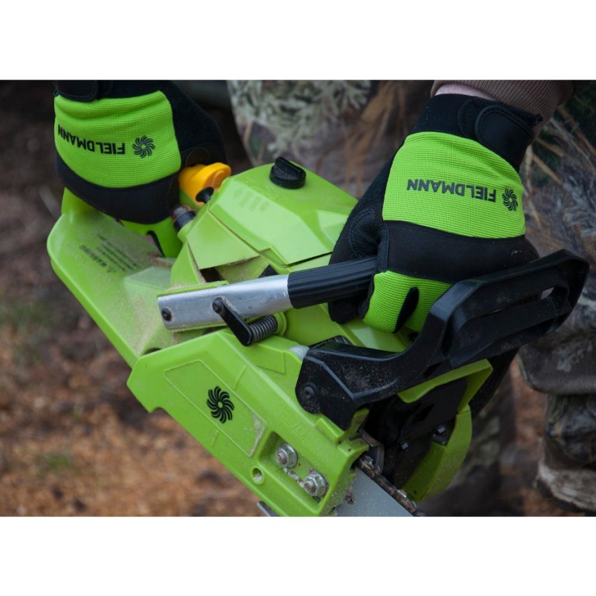 Fieldmann - work gloves XXL black/green
