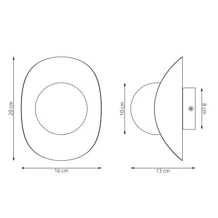 FIERO Wall Light 1xG9/8W/230V Black