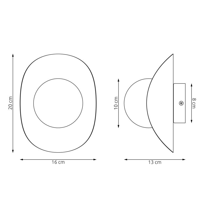 FIERO Wall Light 1xG9/8W/230V Black