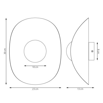 FIERO Wall Light 1xG9/8W/230V Gray