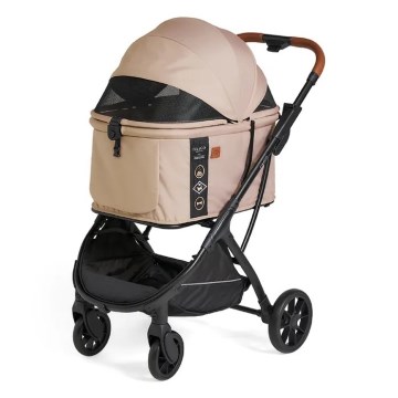 Fikago - Stroller for dogs and cats AGILE HUGGY beige