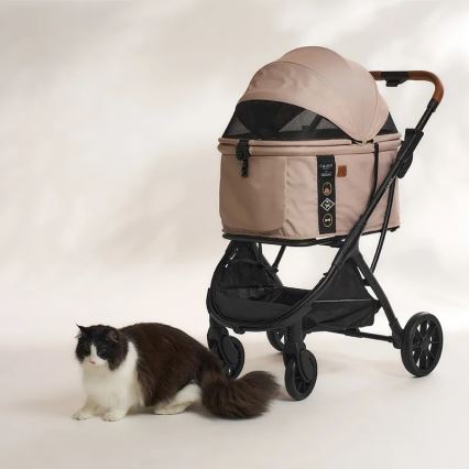 Fikago - Stroller for dogs and cats AGILE HUGGY beige
