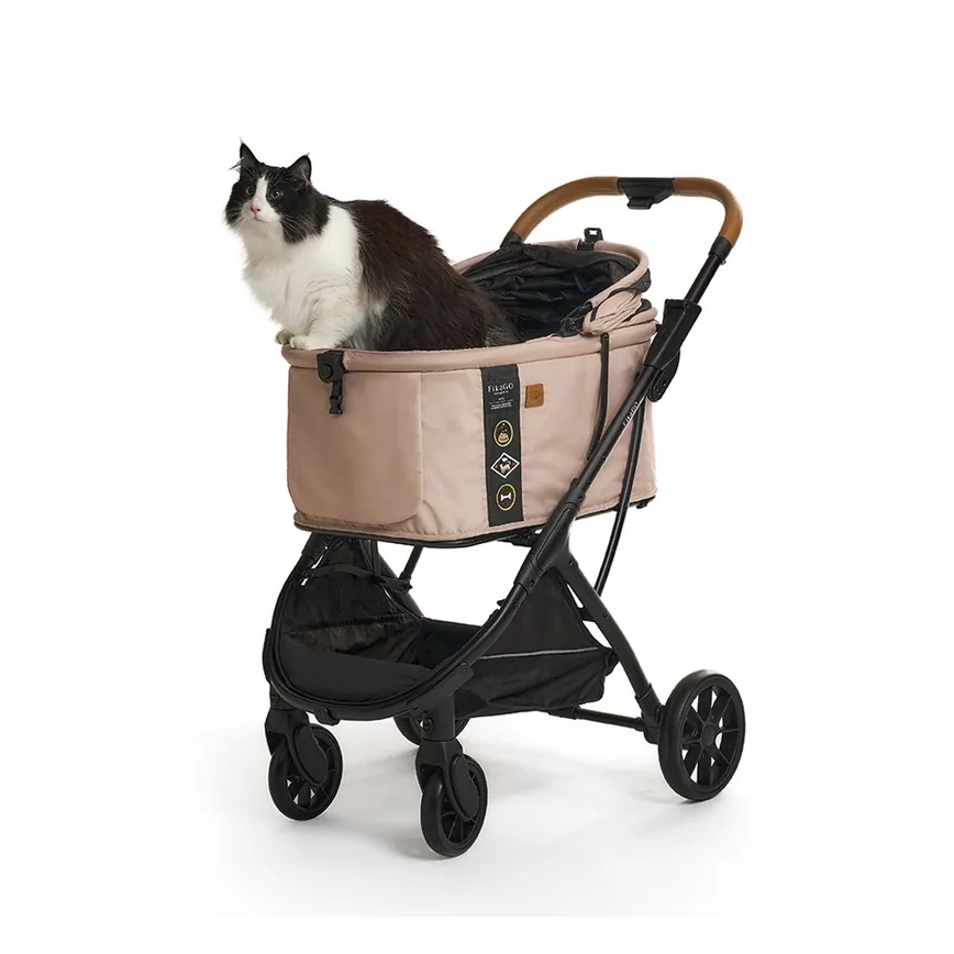 Fikago - Stroller for dogs and cats AGILE HUGGY beige