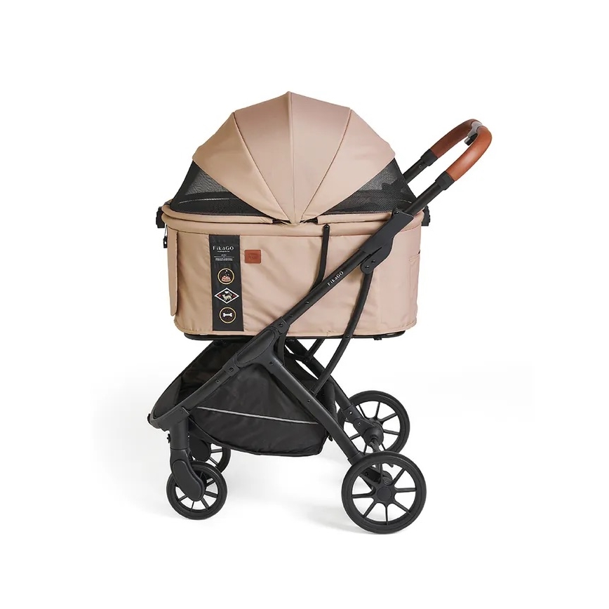 Fikago - Stroller for dogs and cats AGILE HUGGY beige