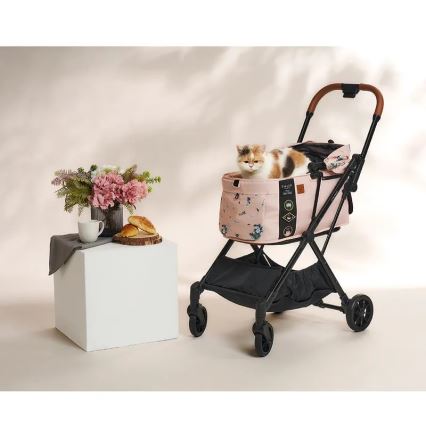 Fikago - Stroller for dogs and cats FTG Artic Flower