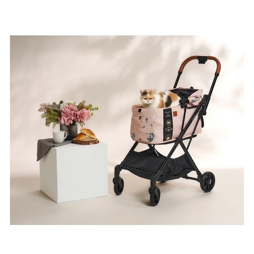 Fikago - Stroller for dogs and cats FTG Artic Flower