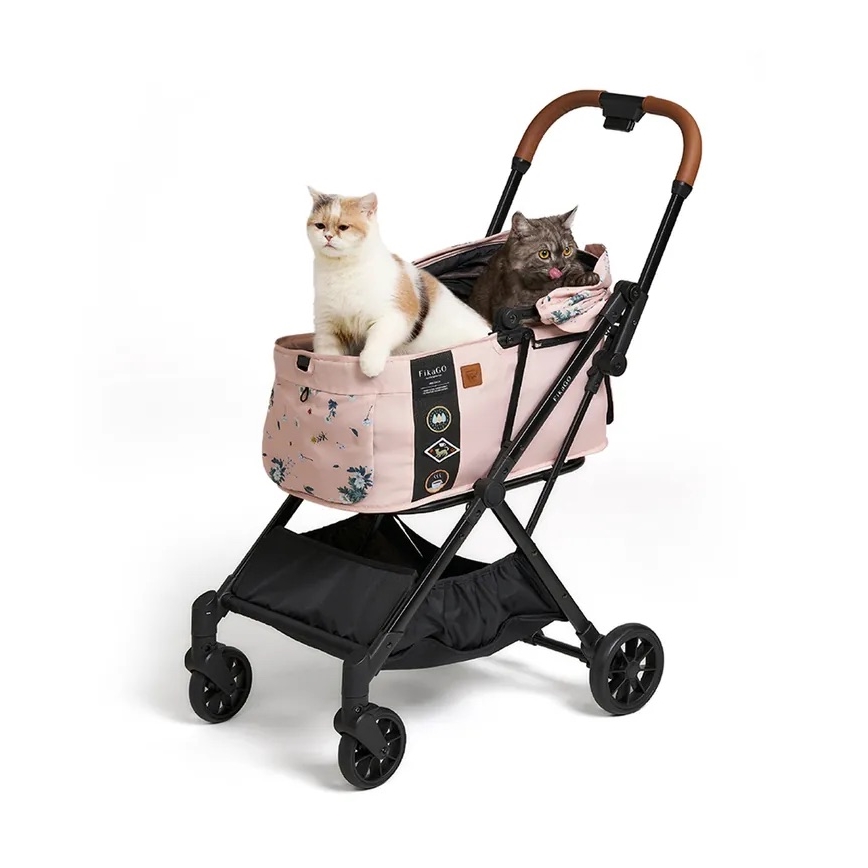 Fikago - Stroller for dogs and cats FTG Artic Flower