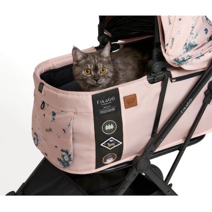 Fikago - Stroller for dogs and cats FTG Artic Flower