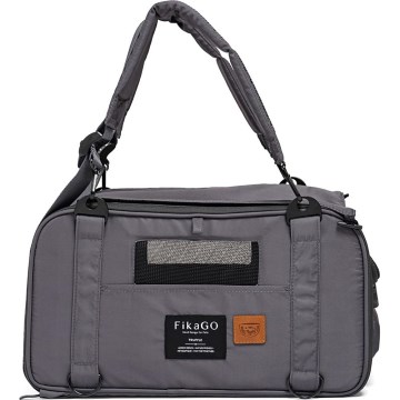 Fikago - Travel carrier bag for dogs and cats TRUFFLE Grey