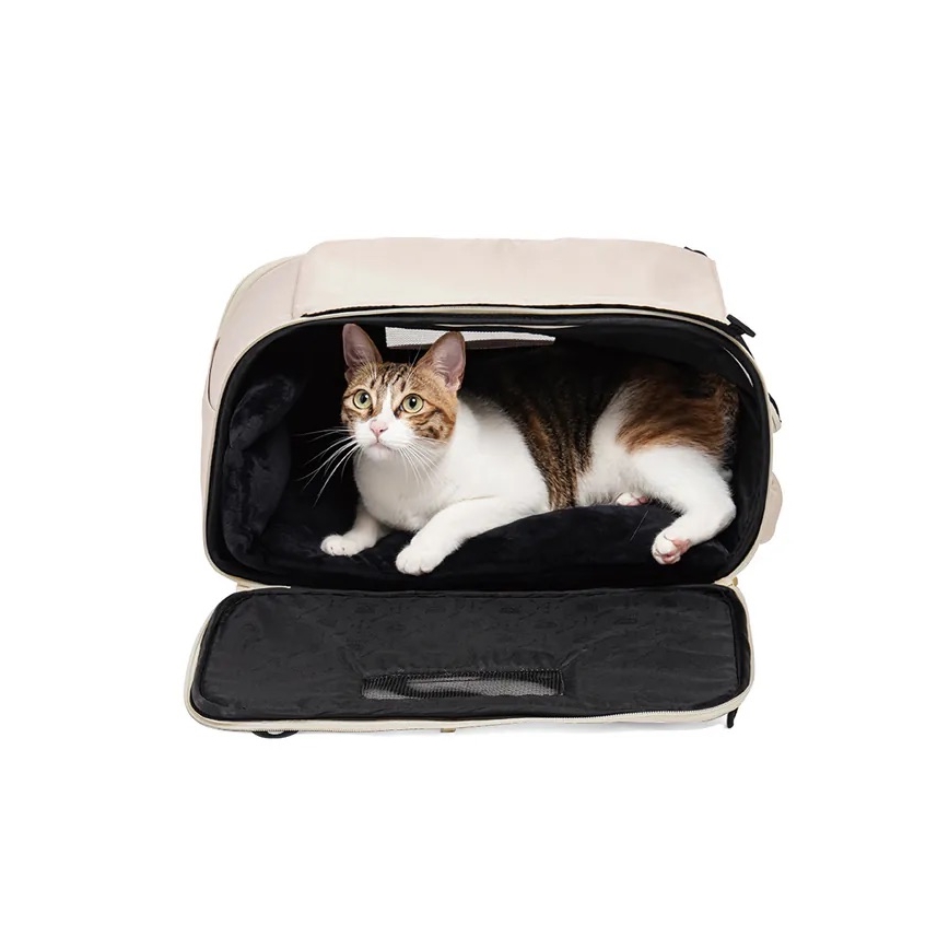 Fikago - Travel carrier bag for dogs and cats TRUFFLE Grey