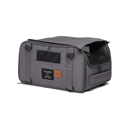 Fikago - Travel carrier bag for dogs and cats TRUFFLE Grey