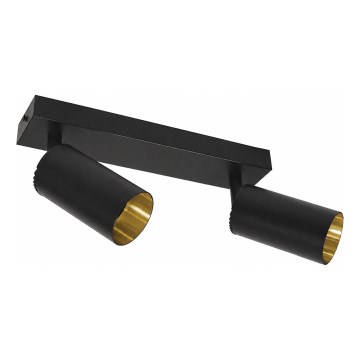 FILO spotlight 2xGU10/30W/230V black/gold